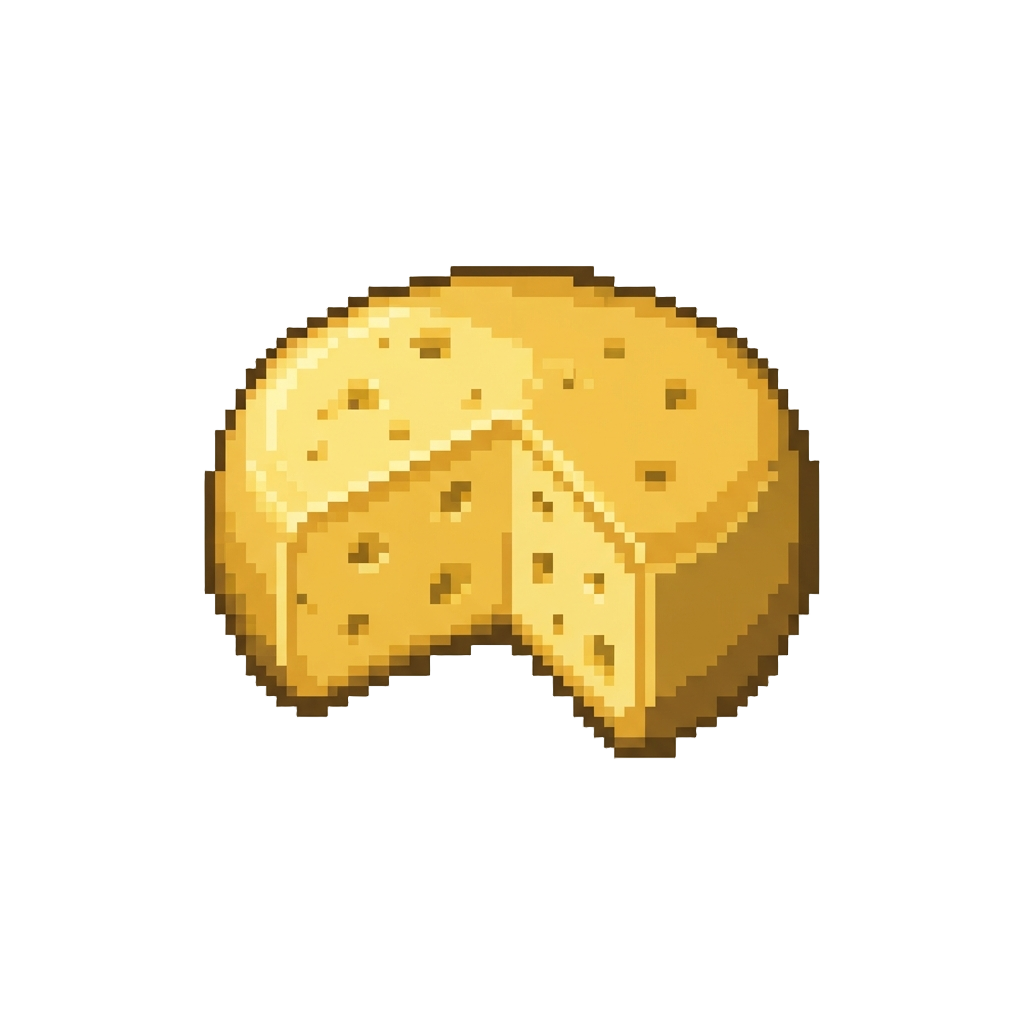 A Brilliant Full Moon Wheel of Golden Edam