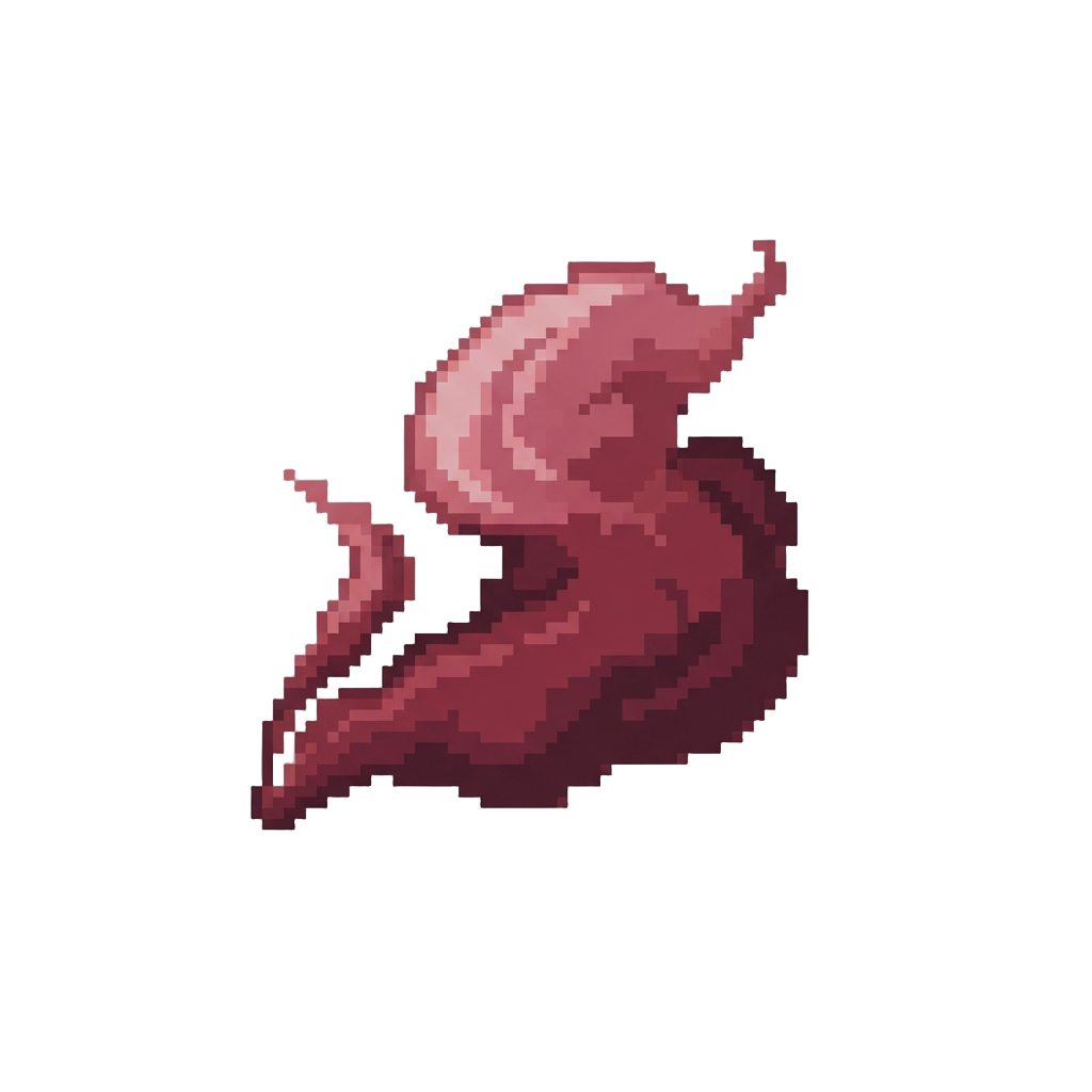 Faint Red Shadowy Smoke