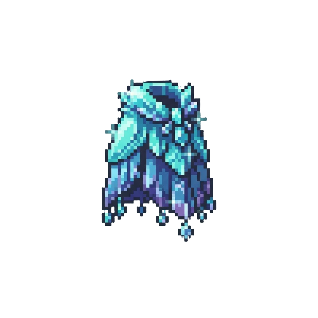 A Sparkling Crystal Cape
