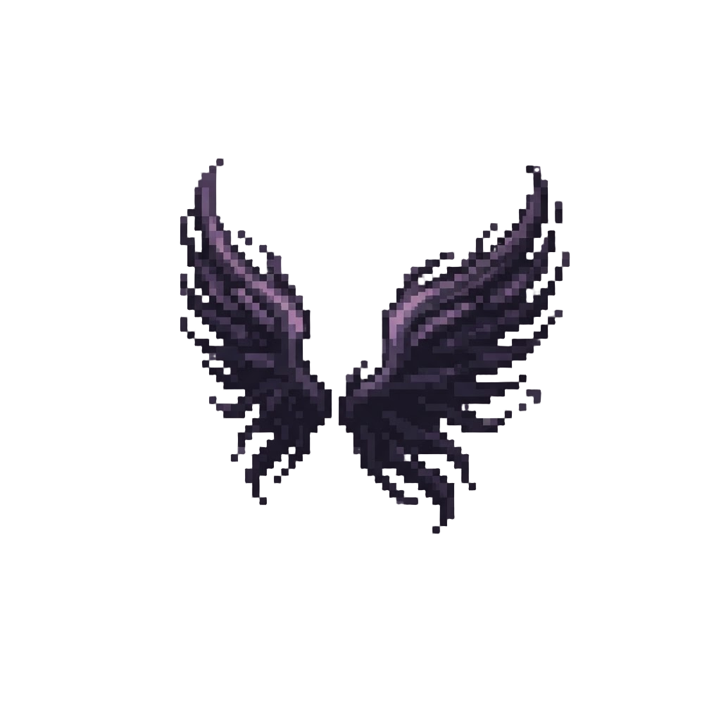 A Pair of Huge Shadowy Wings Made of Pure Dark Energy