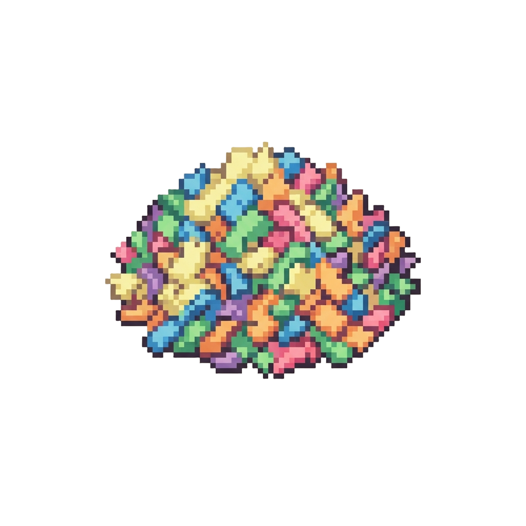 A Pit of Shredded Foam Confetti