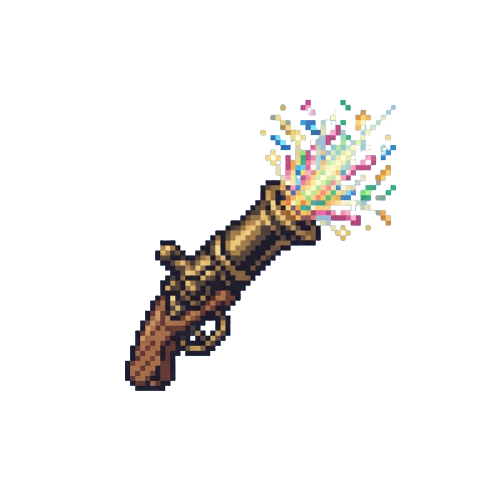 A Burst of Glitter Cannons