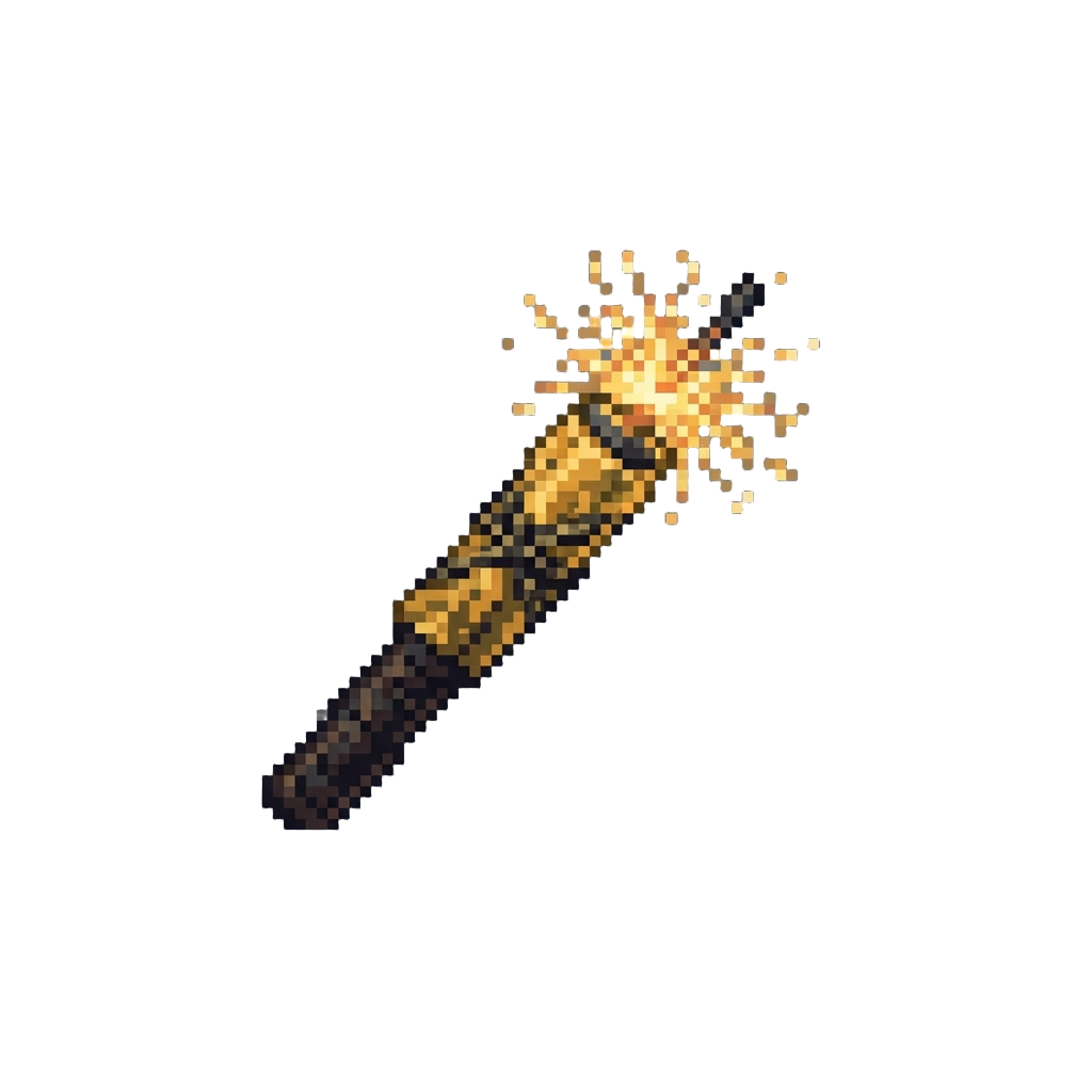 Sparkling Golden Sparkler Fountains