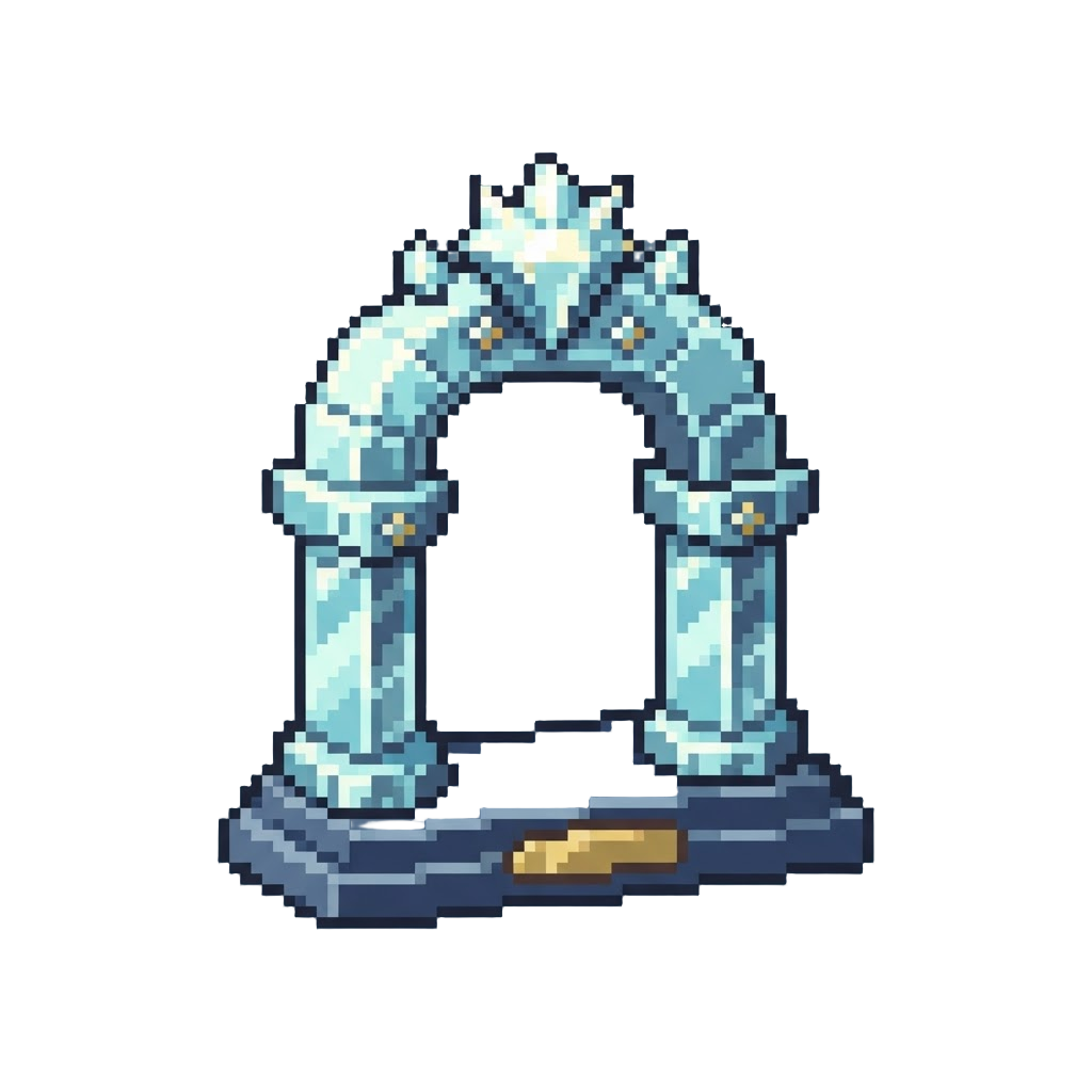 A Sparkling Diamond Trophy Arch
