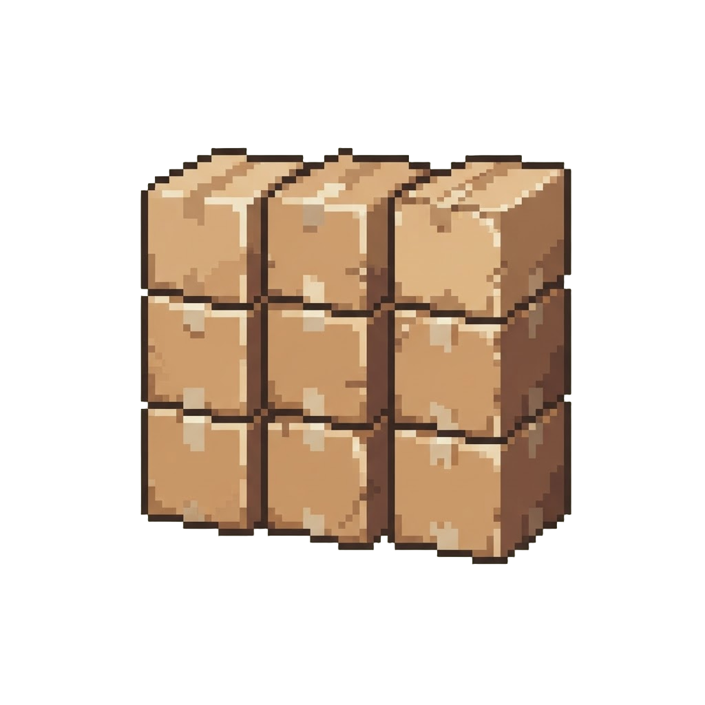 A Wall of Empty Cardboard Boxes