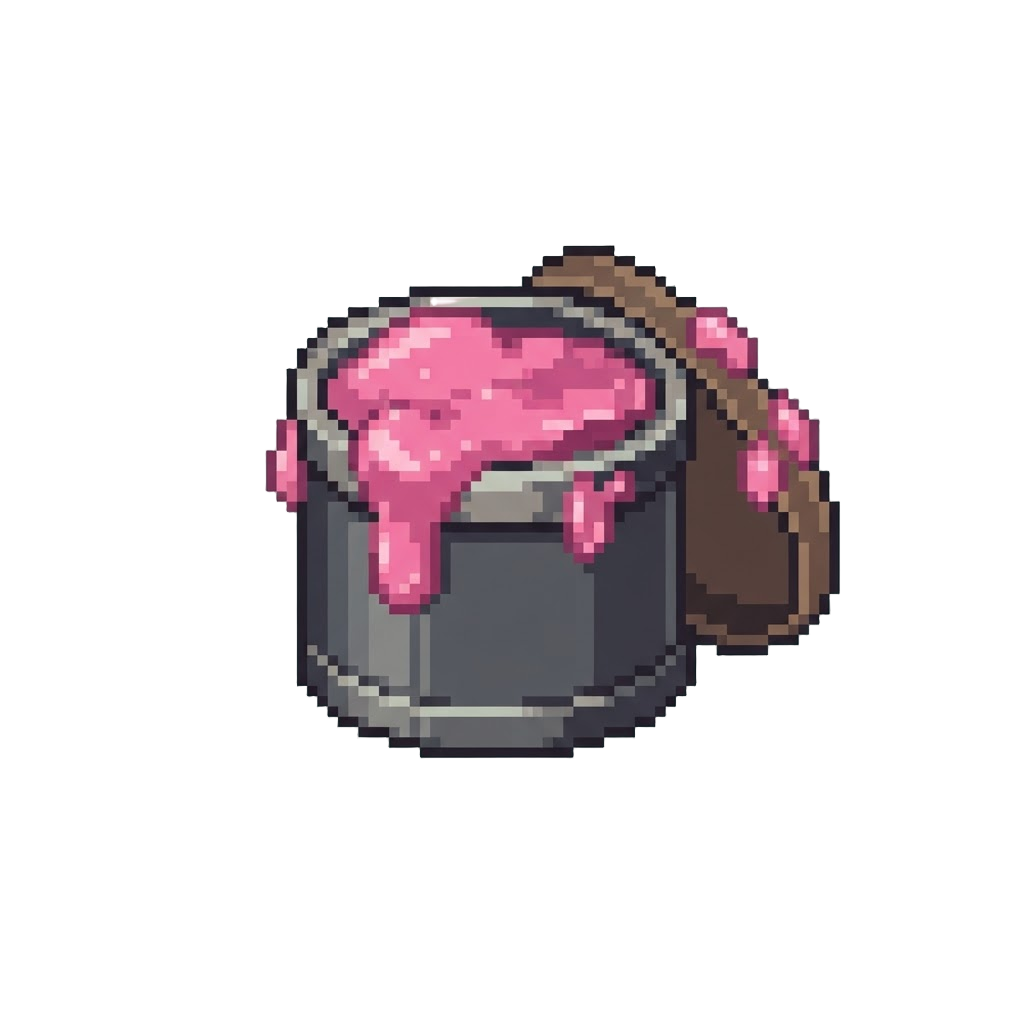 A Giant Tub of Sticky Pink Slime