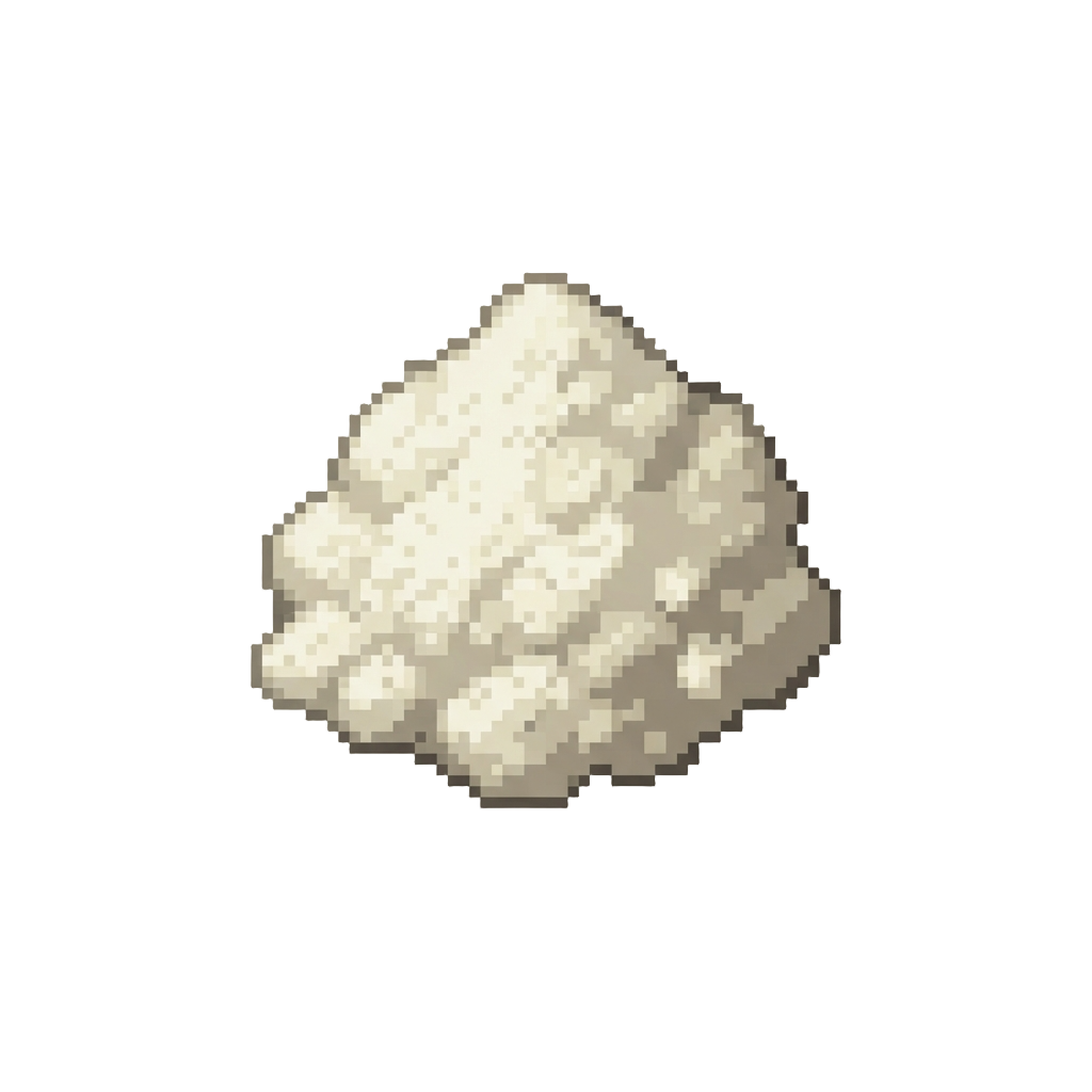 Clump of Tasteless Plain Starch