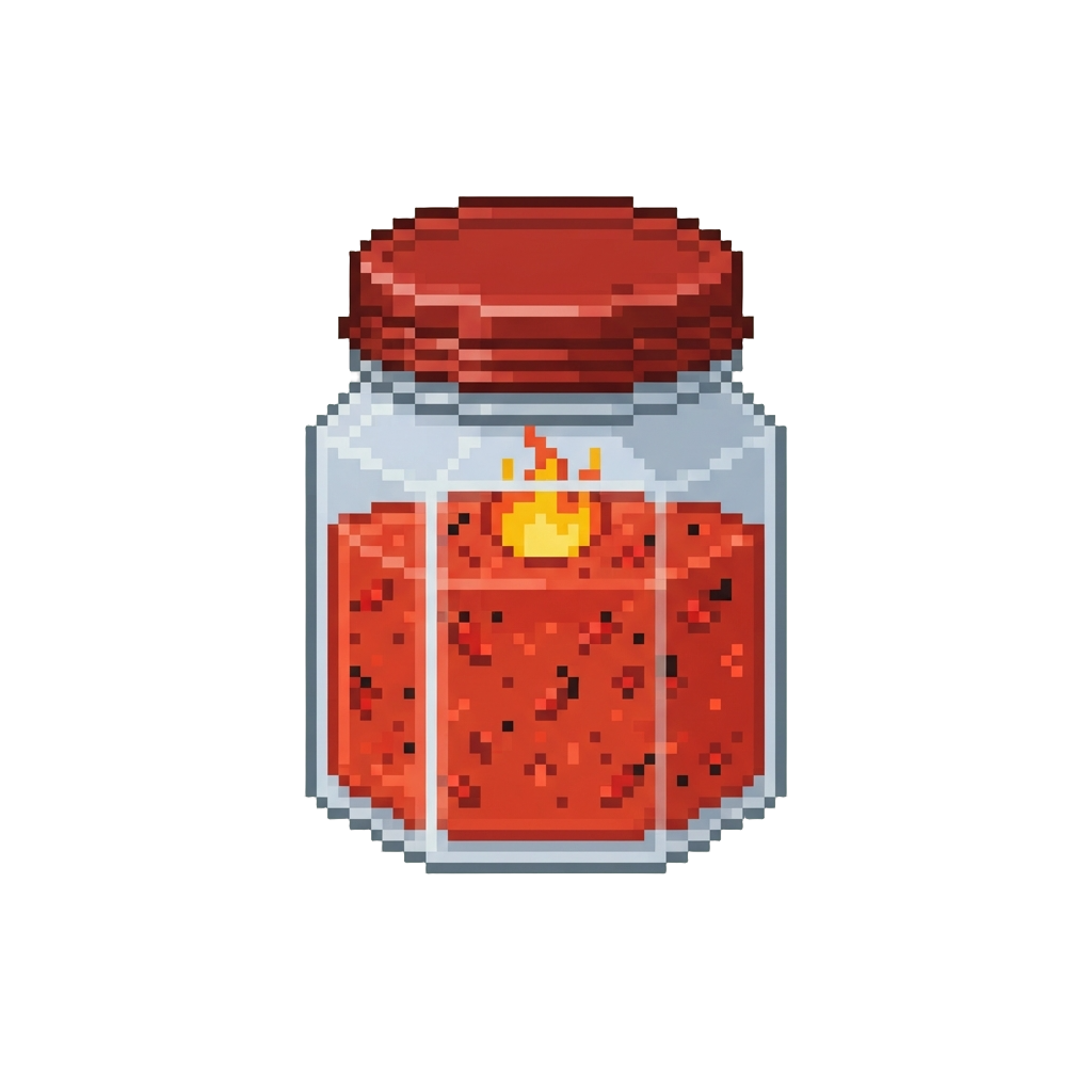 Flaming Ghost Pepper Jelly