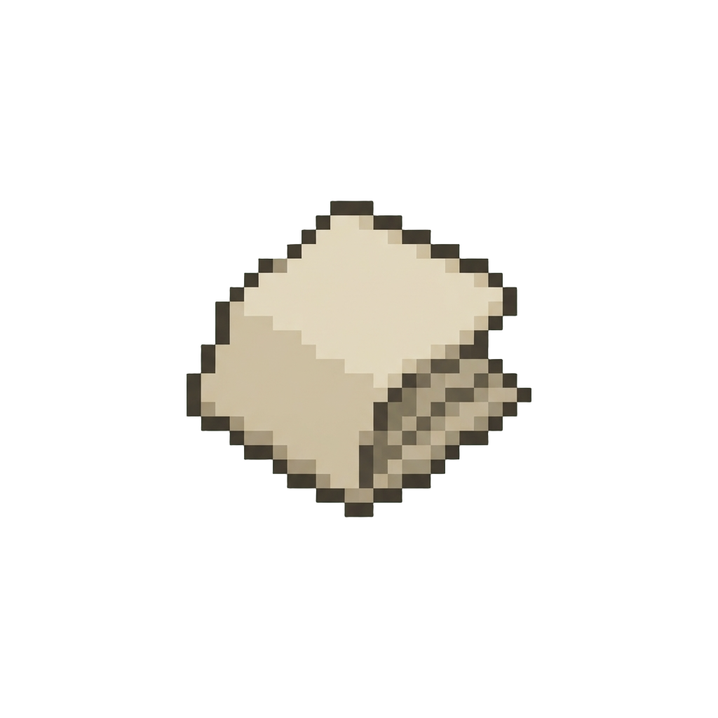 Tiny Folded Fortune Paper with No Ink