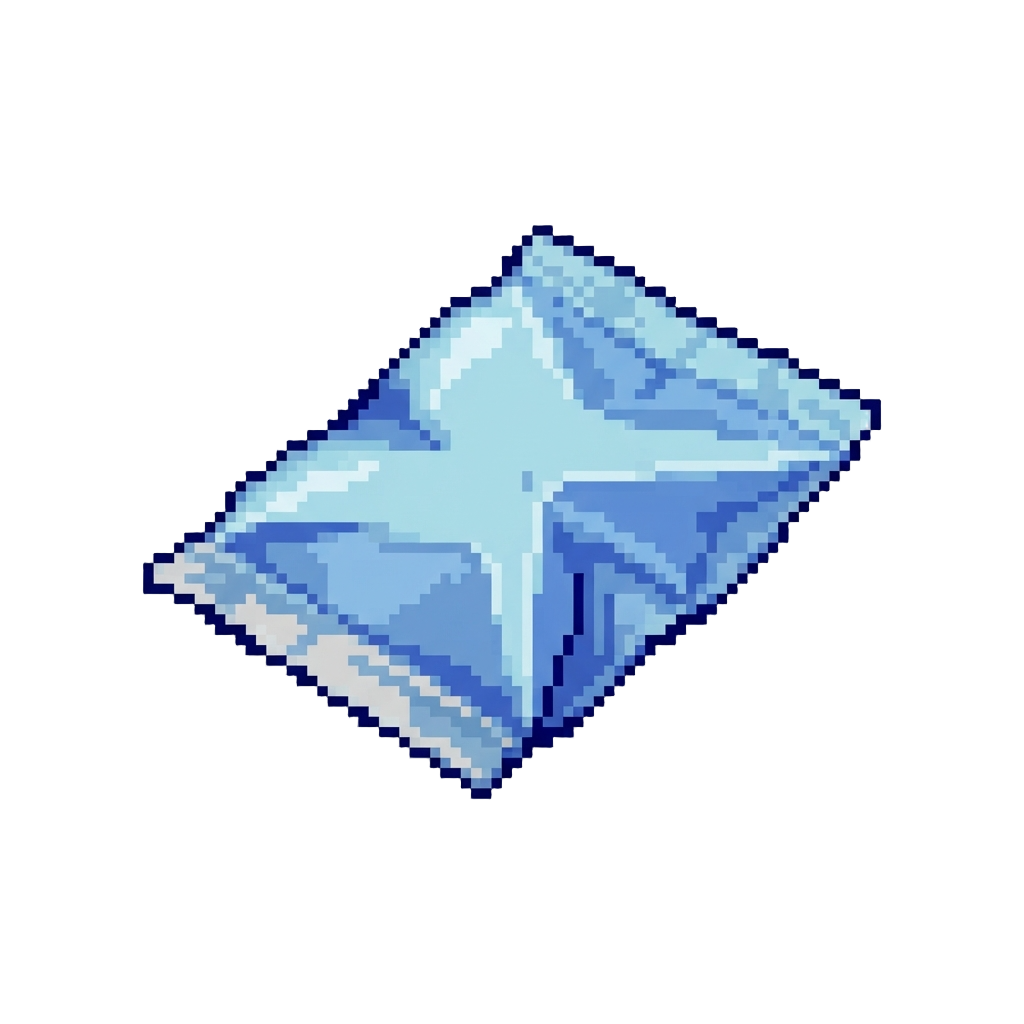 Tiny Empty Plastic Wrapper