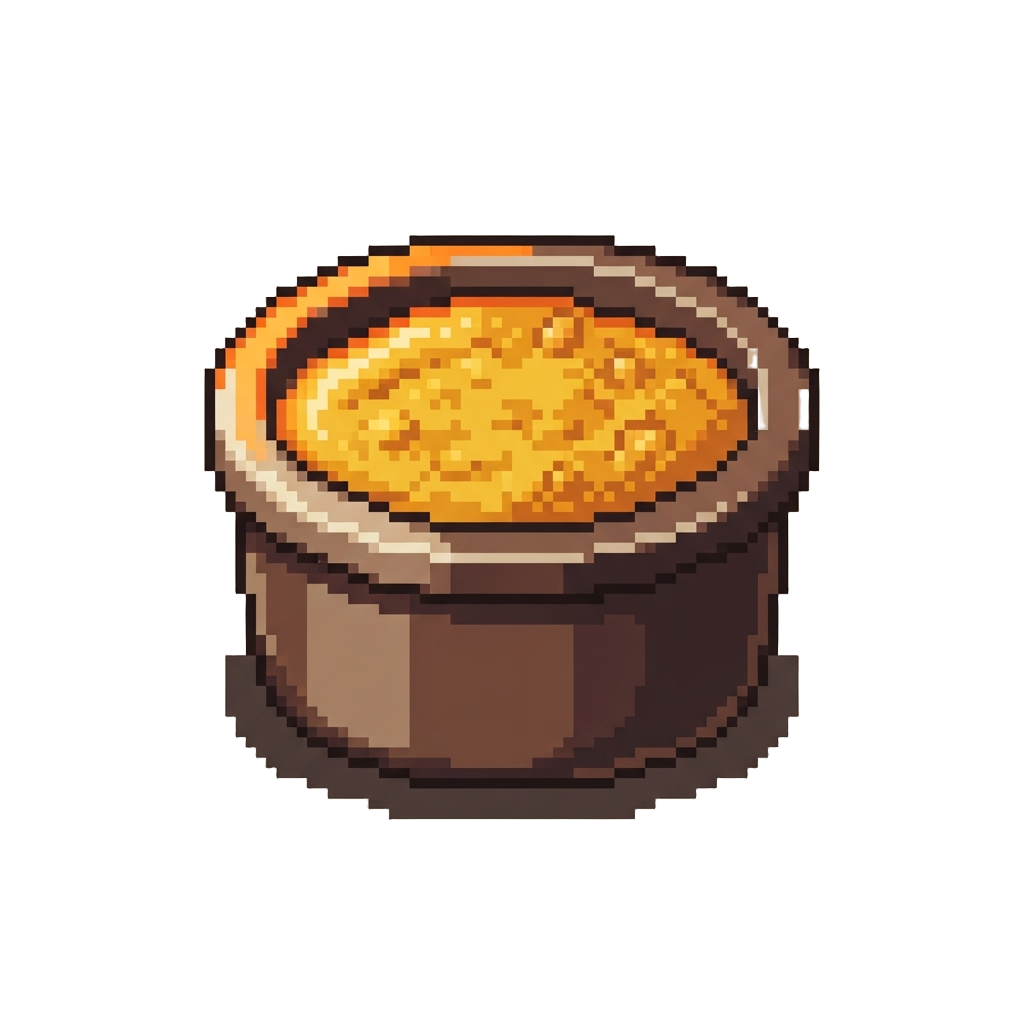 Scorching Hot Mustard Custard