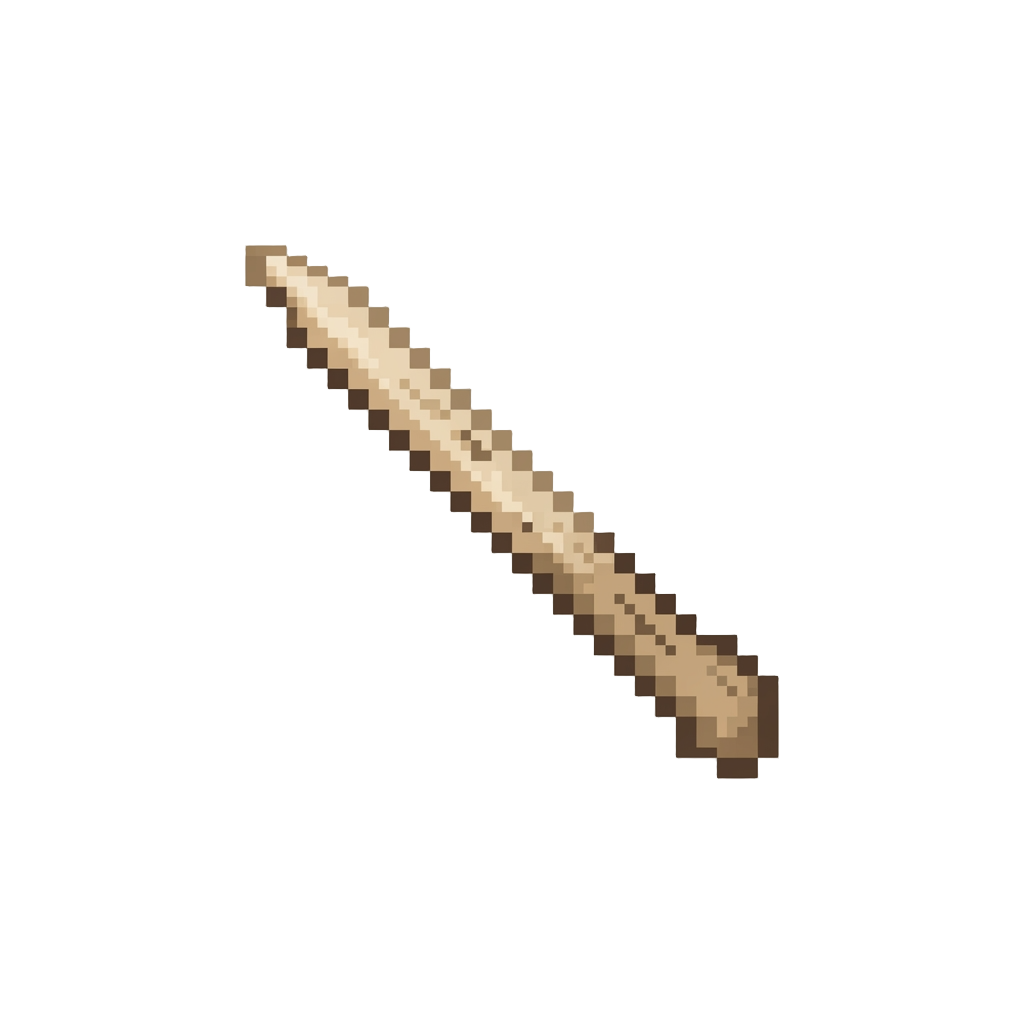 Tiny Dry Wooden Toothpick Piece