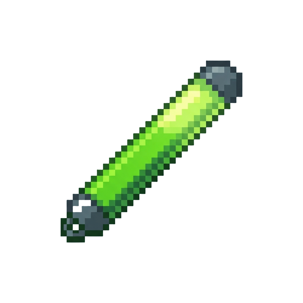A Faint Glow Stick Flicker