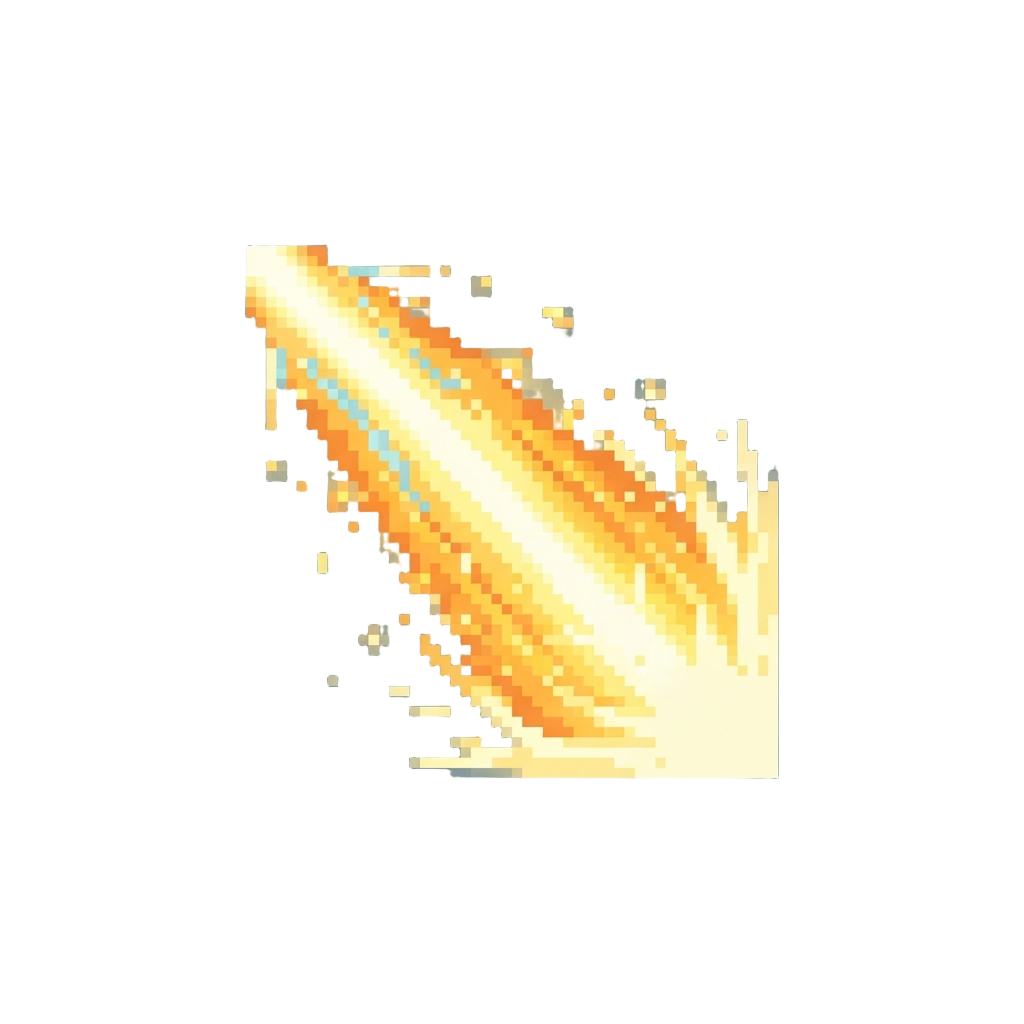 A Radiant Solar Beam Flooding the Screen with Light