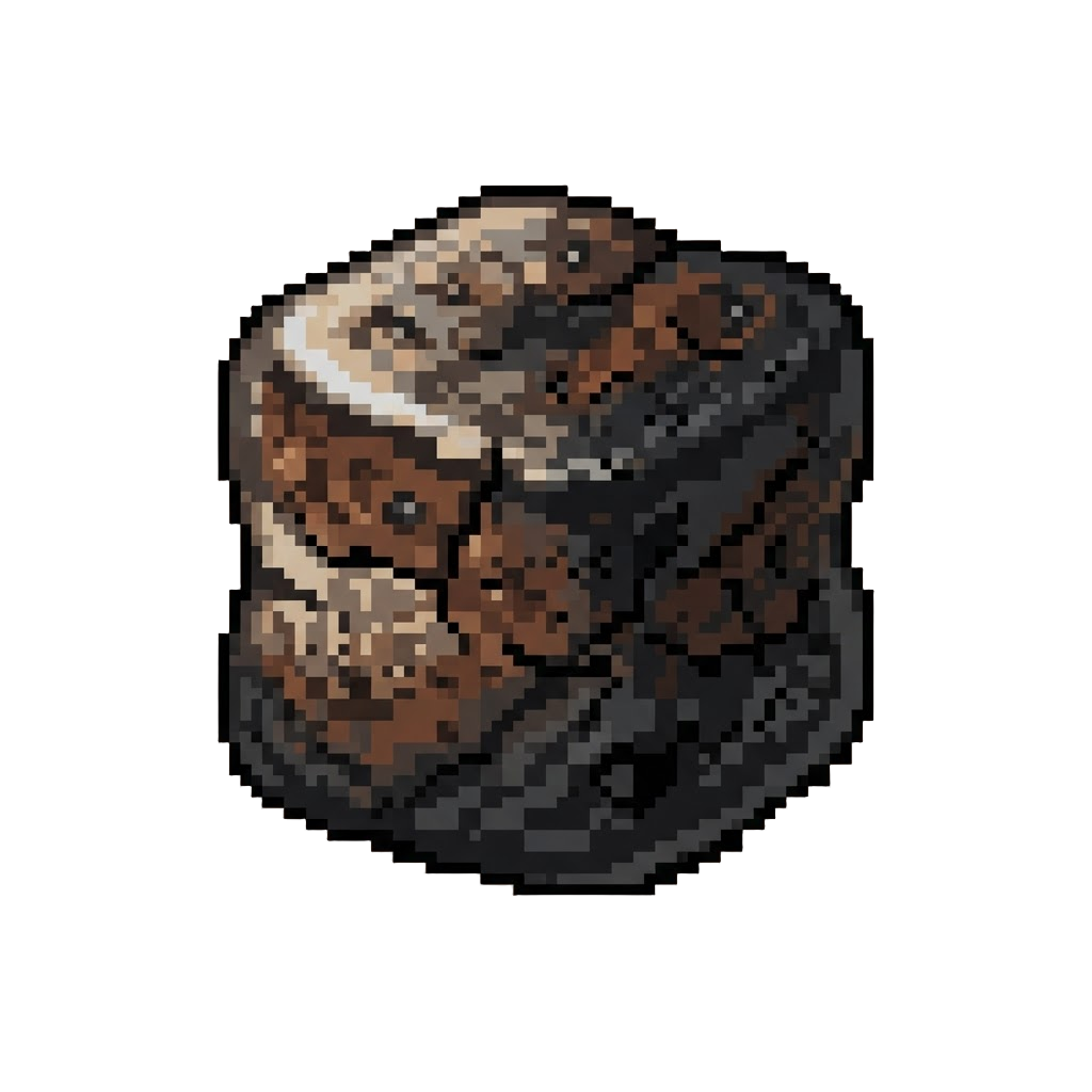 A Crispy Black Crispy Burnt Marshmallow
