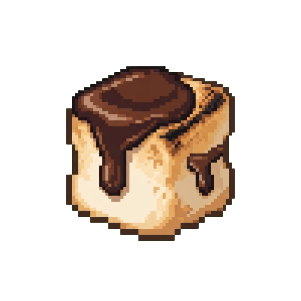 A Toasted Marshmallow with Double Chocolate