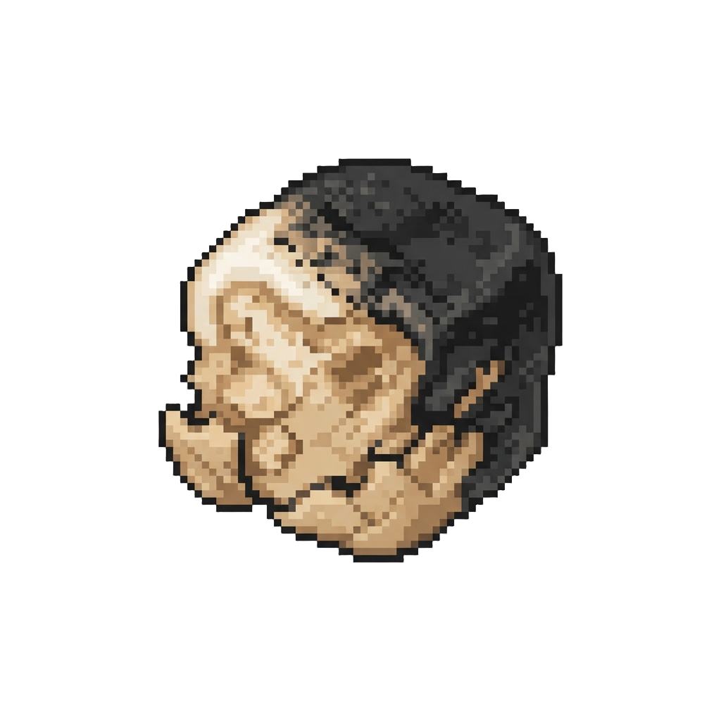 A Soot-covered Crumbling Marshmallow