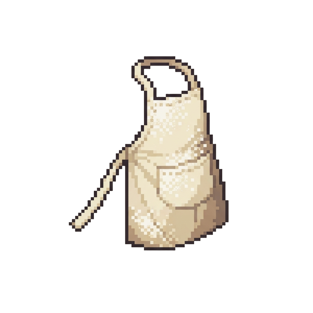 An Apron Dusted with Flour While Scolding Loudly
