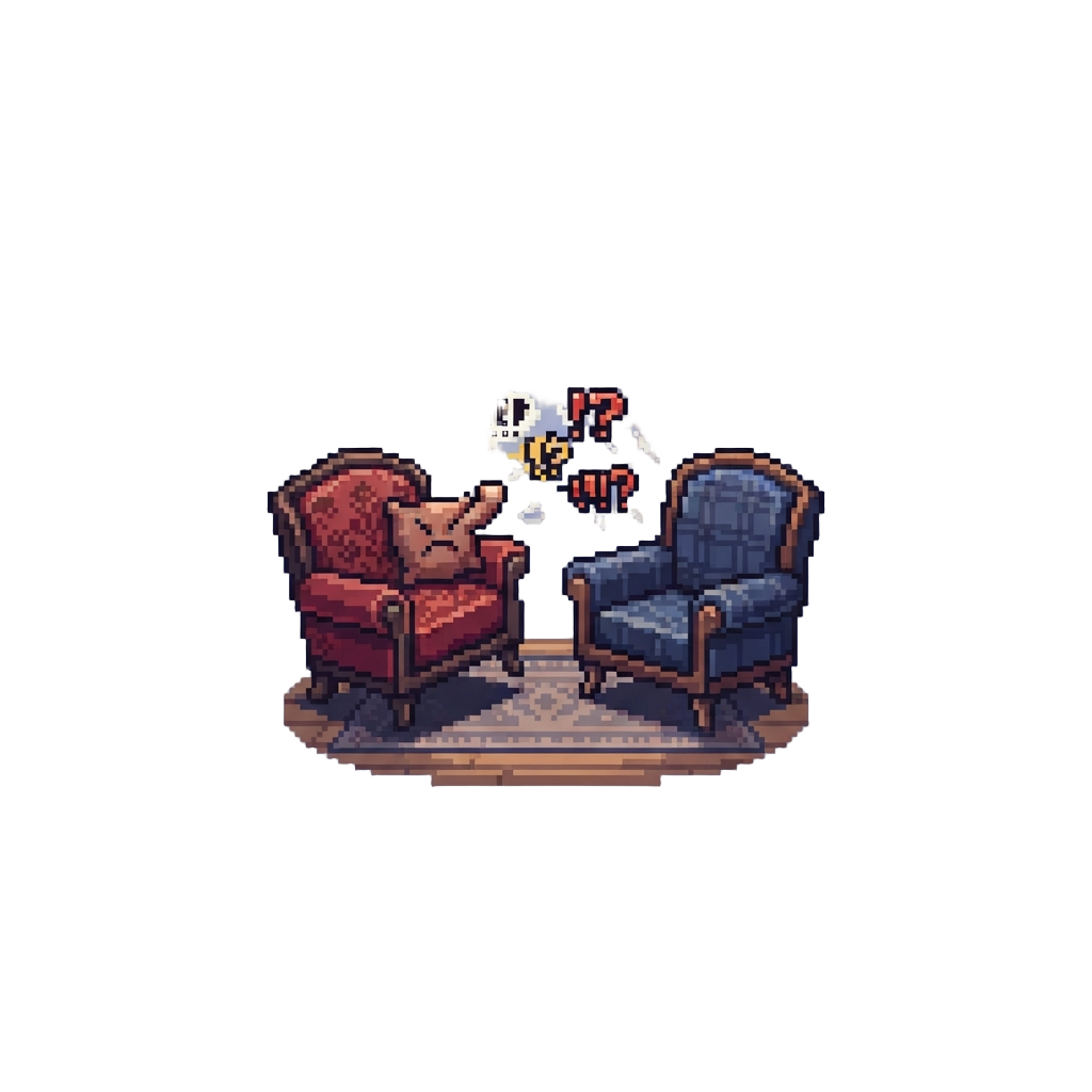 A Dramatic Telenovela Where Living Room Armchairs Argue Intensely