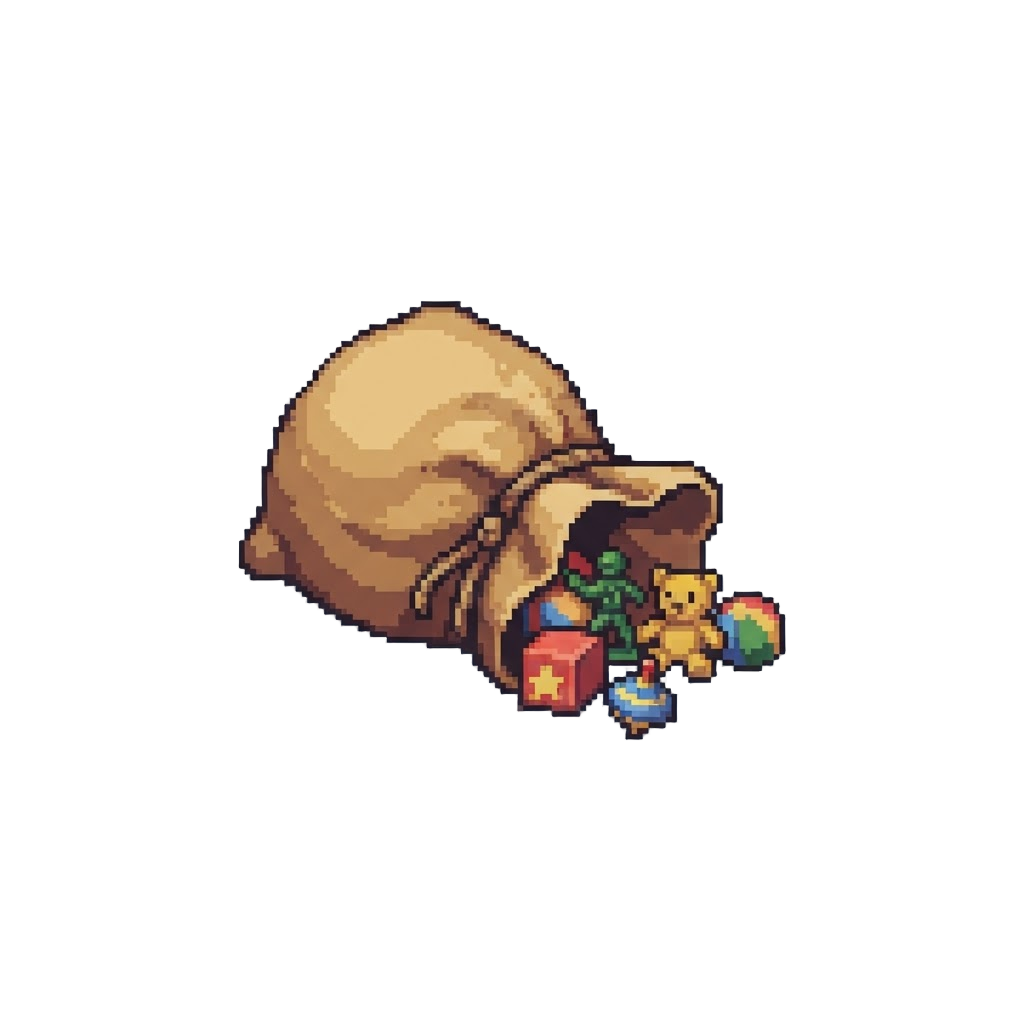 A Tipped-over Sack of Toys