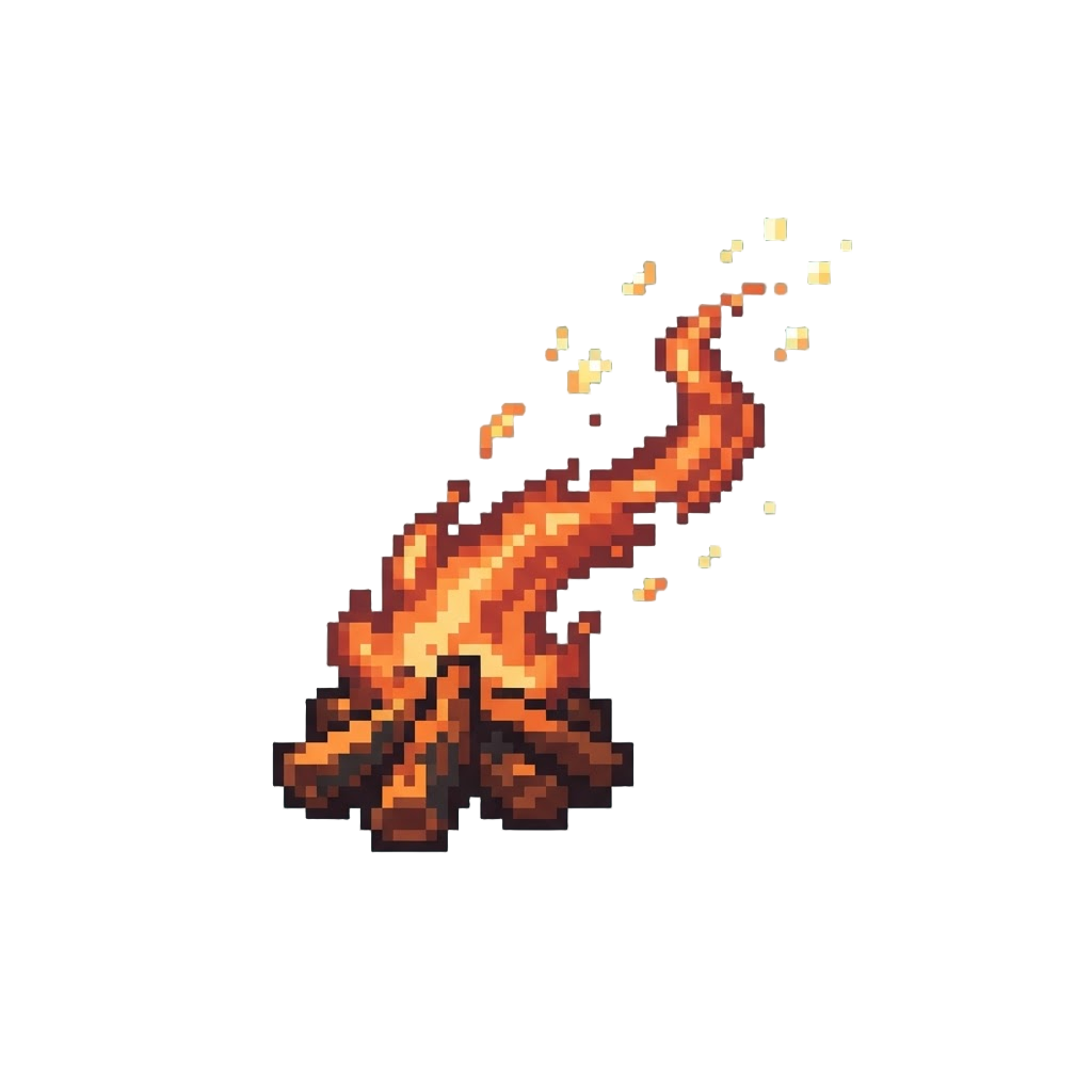 A Sparkling Trail of Embers