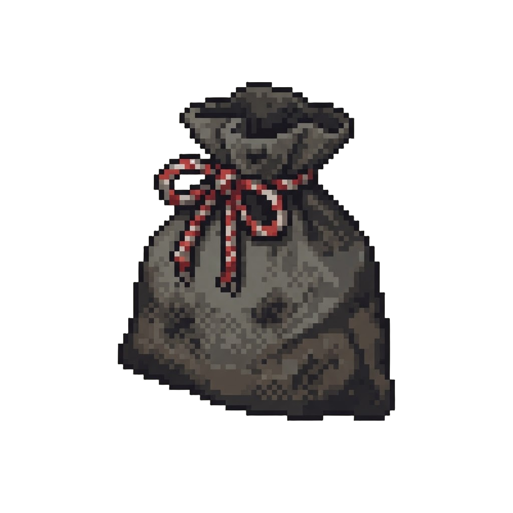 A Soot-covered Festive Sack