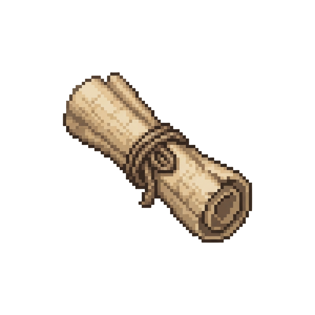 Coarse Desert Papyrus Bound with Weathered Twine