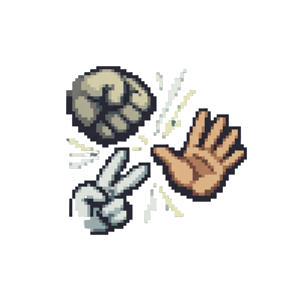 A Fast-paced Rock-paper-scissors Showdown Against Each Other