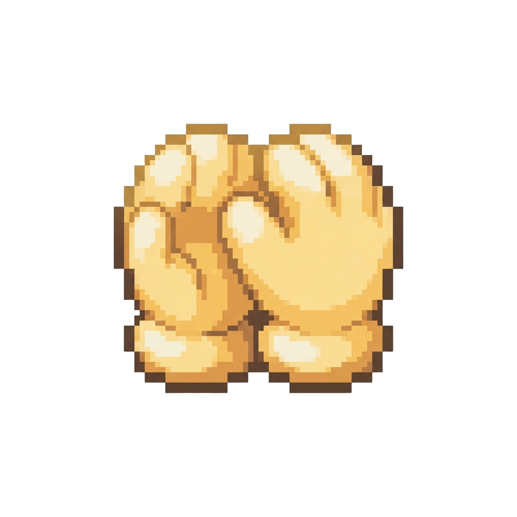 Giant Oversized Fluffy Cartoon Hands