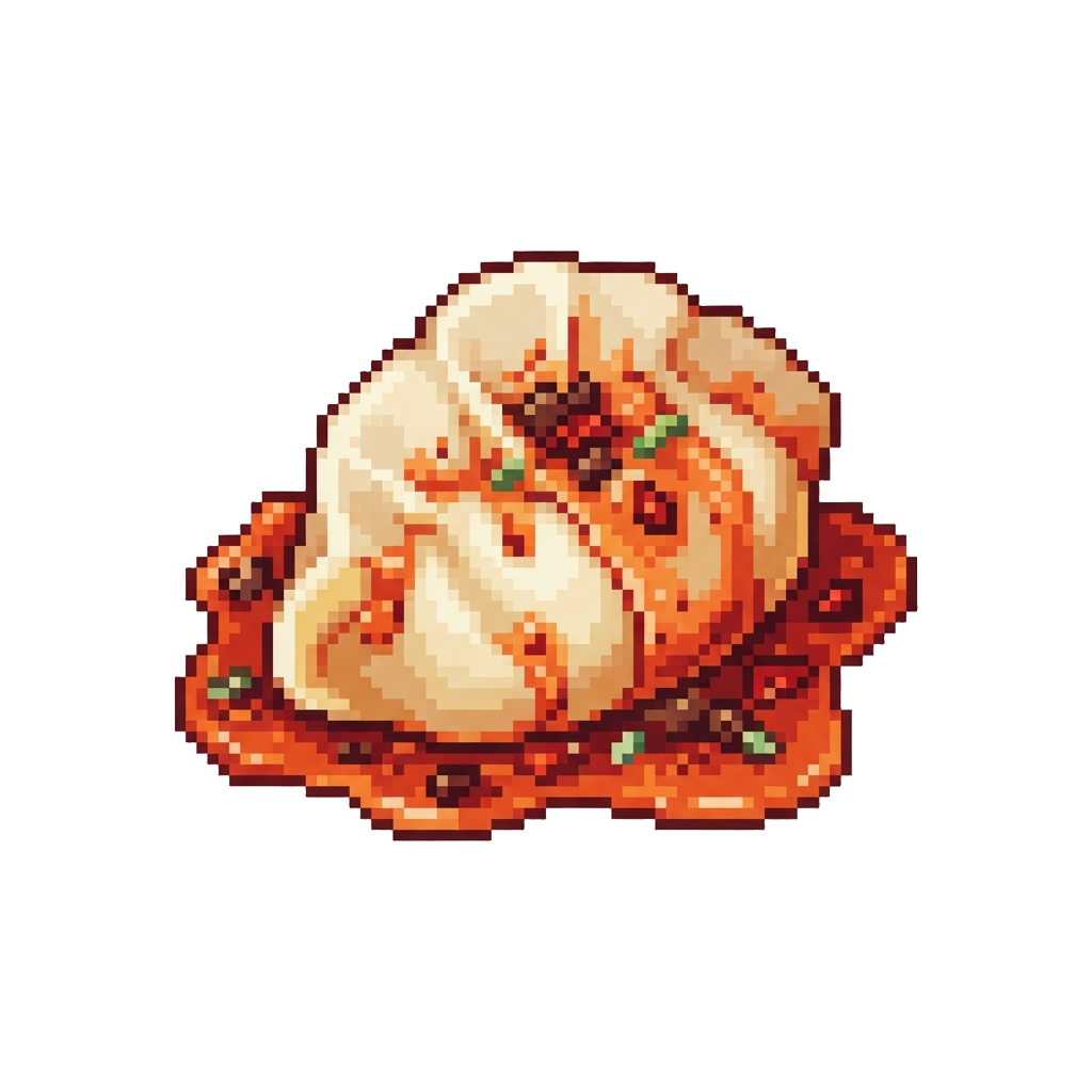 Spicy Chili Oil Drenched Dumplings