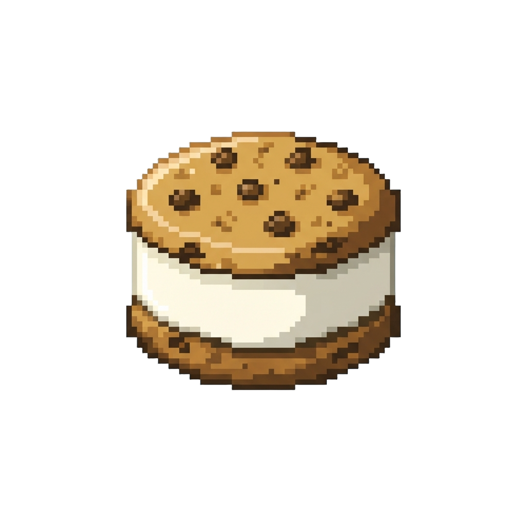 Frozen Ice-cream Cookie Sandwich