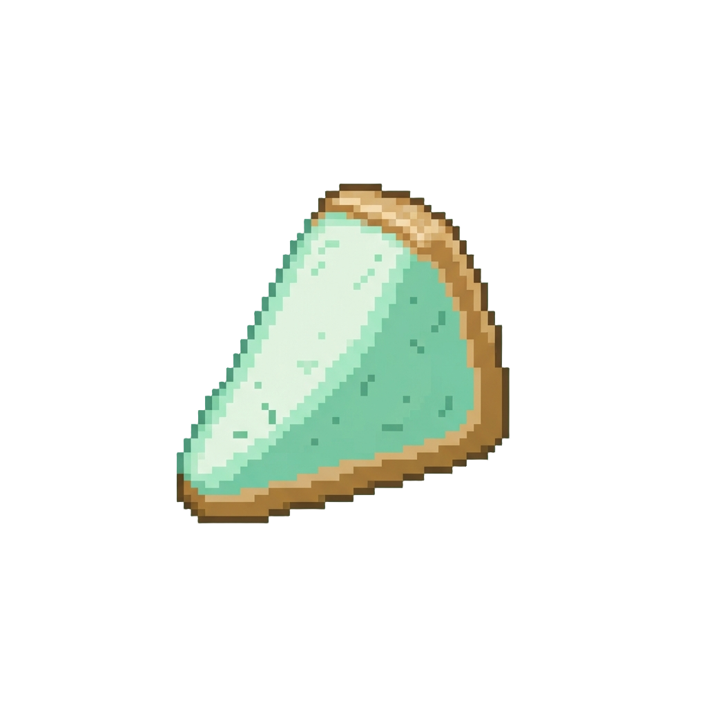 A Tender Melon-flavored Soft Toast Triangle