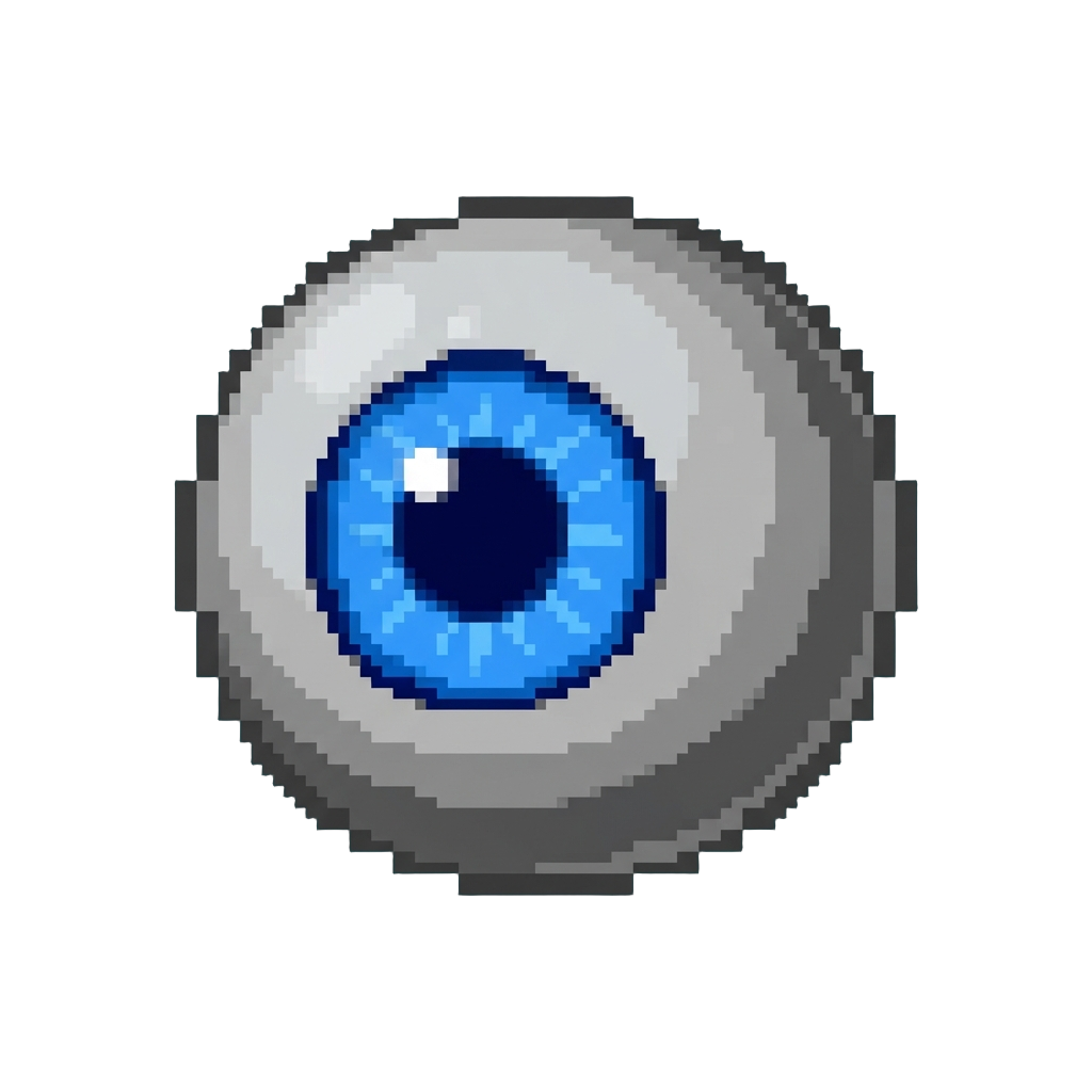A Giant Surreal Plastic Eyeball