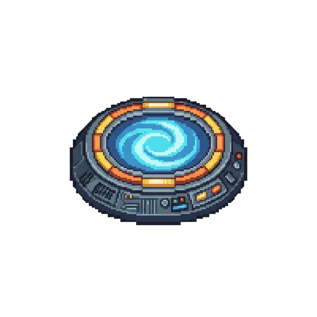 A Retro Arcade Teleport Pad