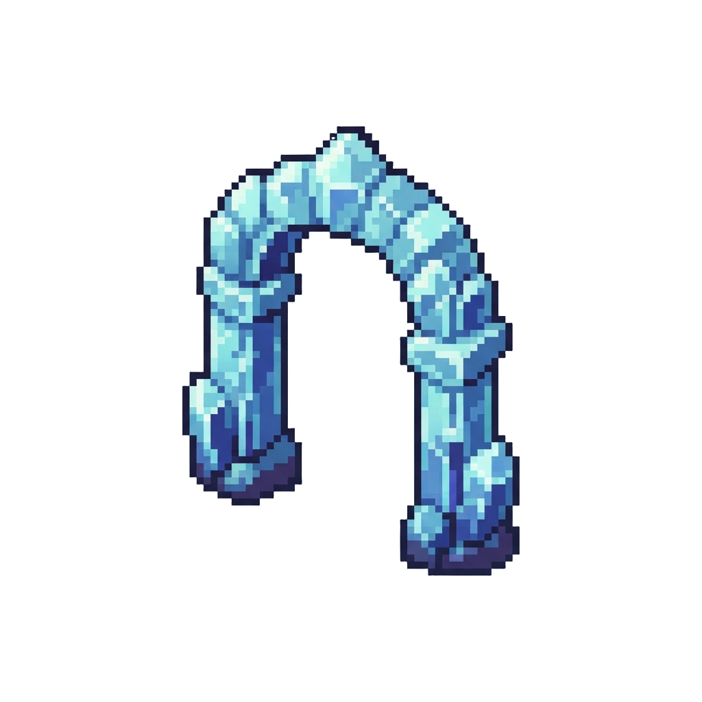 A Shimmering Crystal Archway