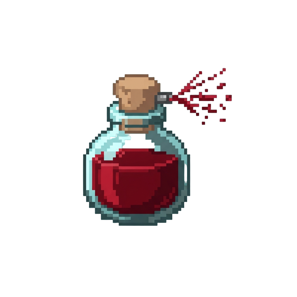 A Crimson Ink Spray