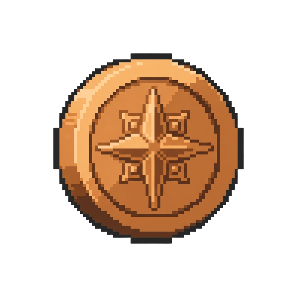 A Polished Copper Token