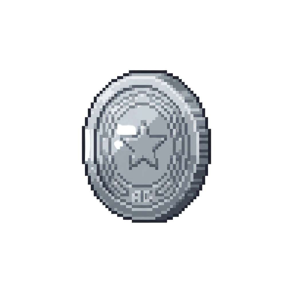 A Shiny Silver Coin