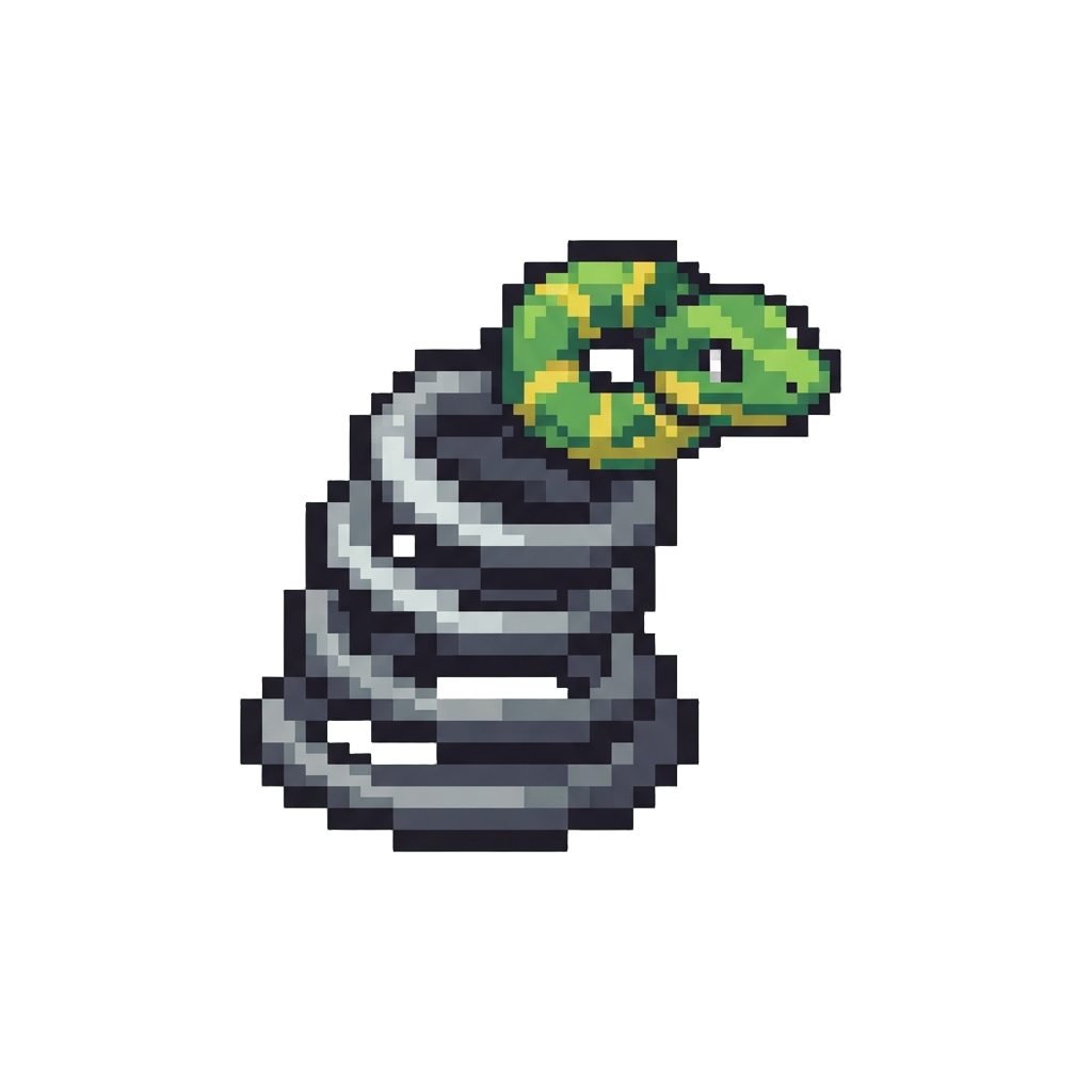 A Spring-loaded Trick Snake