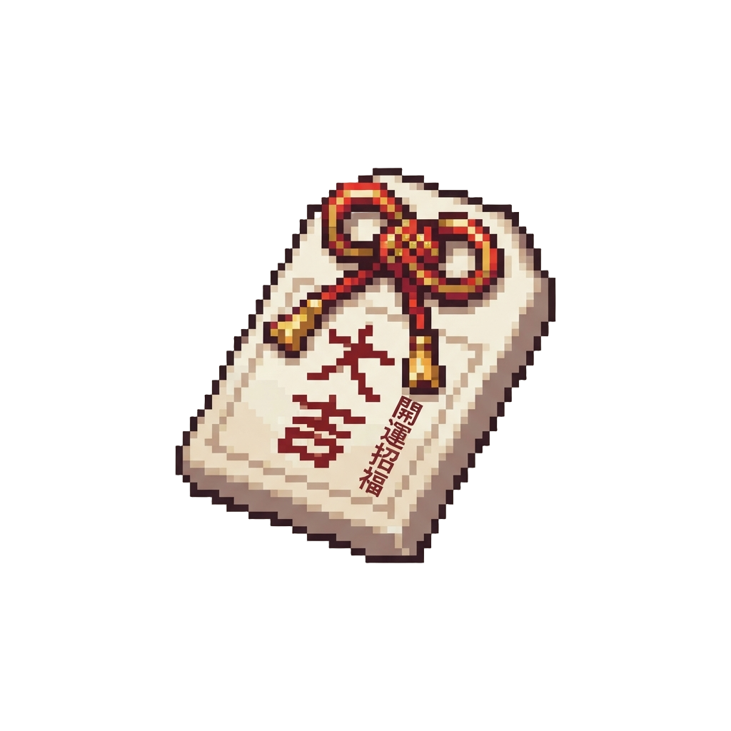 Dai-kichi (大吉): Great Blessing - Exceptional Luck Today! Everything You Touch Turns to Gold.