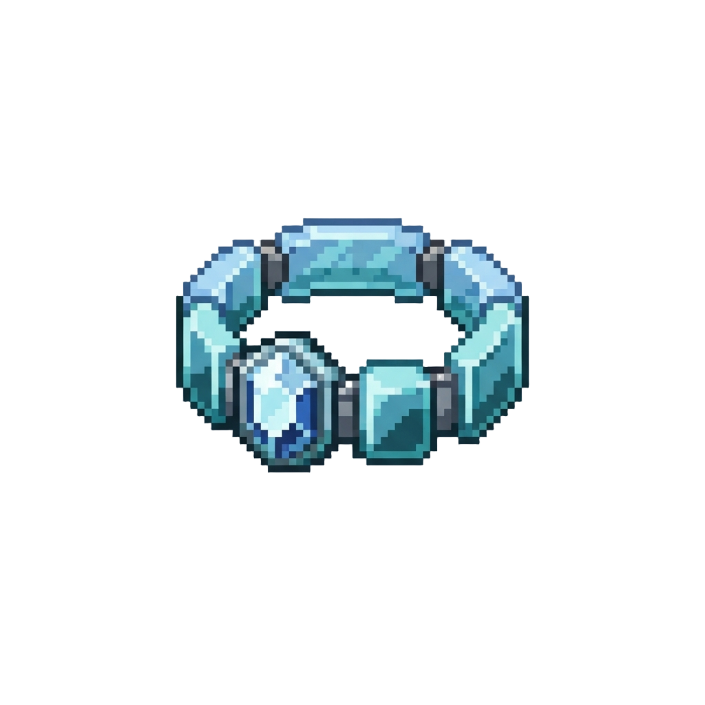 A Single Tiny Glass Wristband