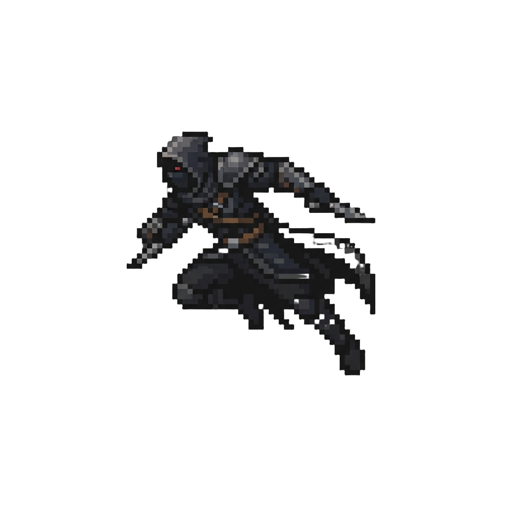 A Shadowy Figure Lunging From the Ceiling