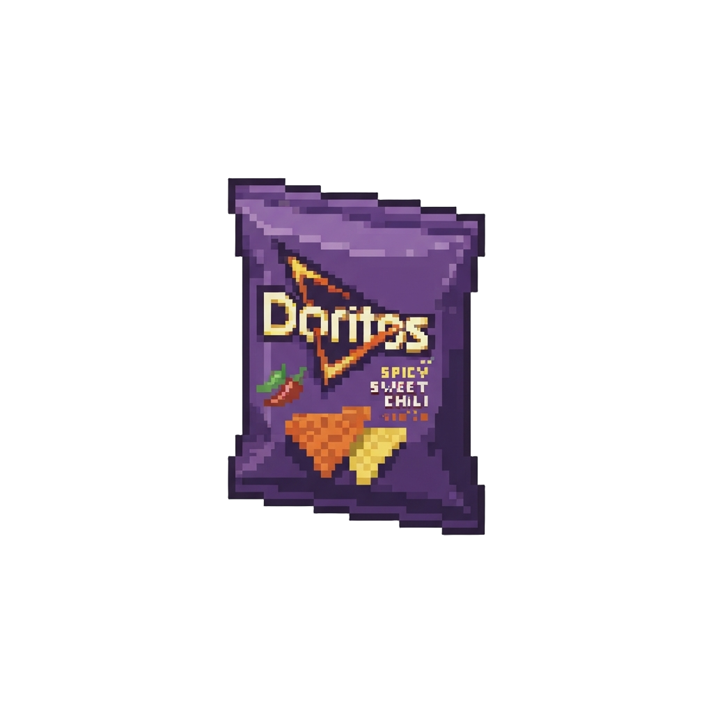 A Spicy Sweet Chili Doritos Bag