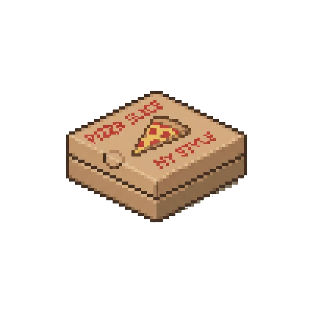 A Classic Giant New York-style Cheese Pizza Slice Box