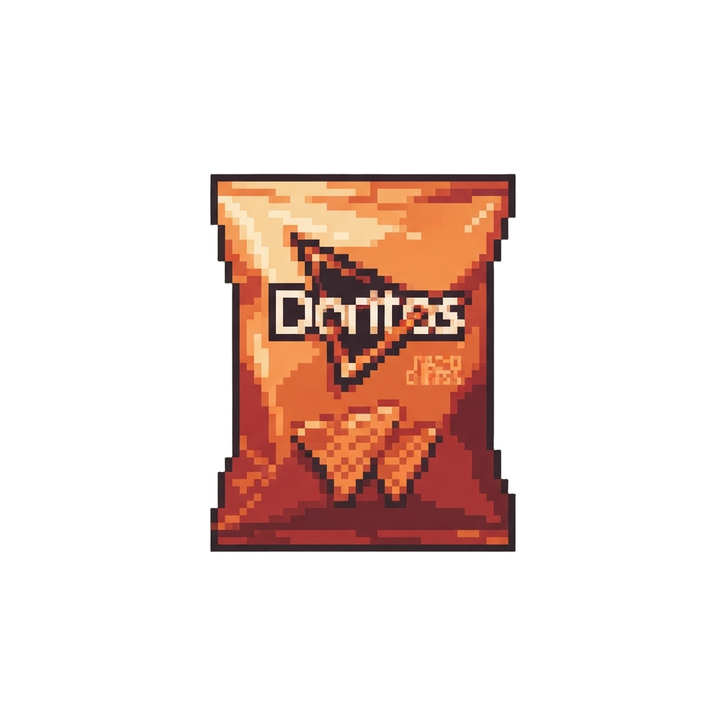 A Classic Nacho Cheese Doritos Bag