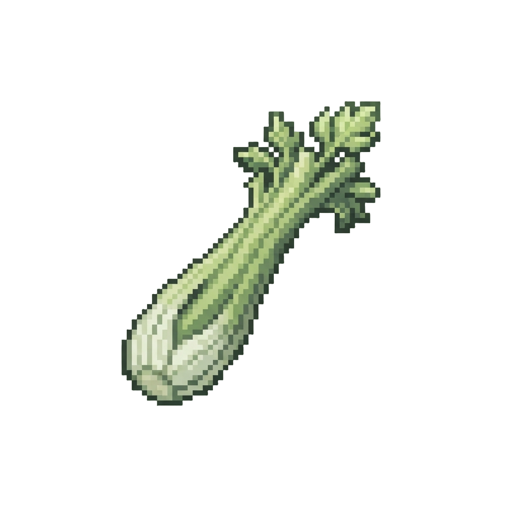 A Single Limp Stalk of Bendy Celery