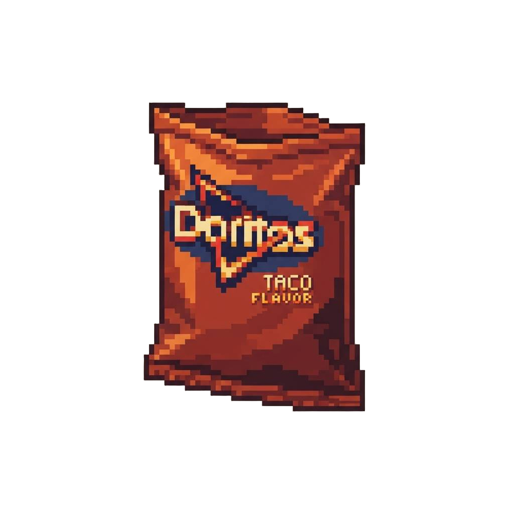 A Vintage Taco-flavored Doritos Bag