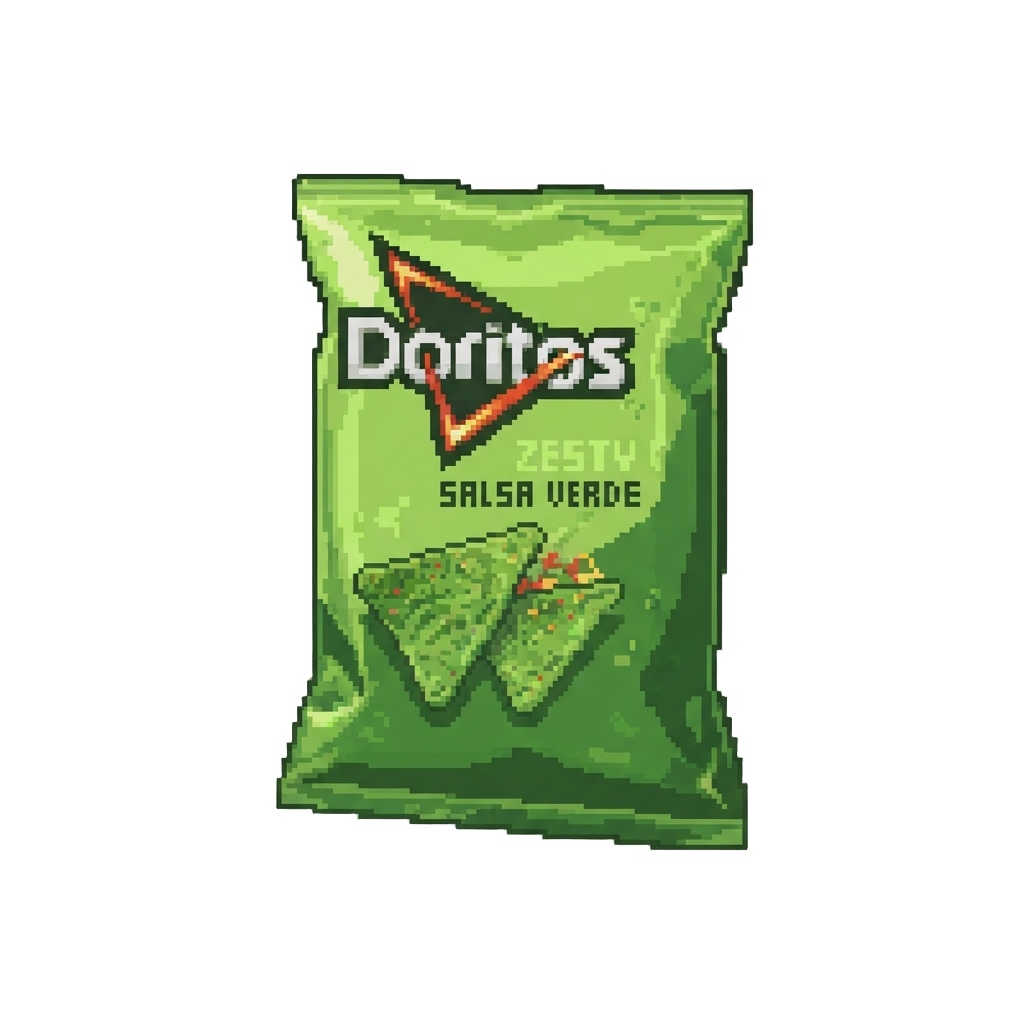 A Zesty Salsa Verde Doritos Bag