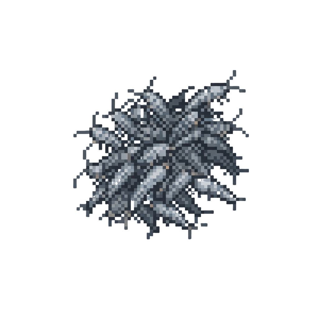 A Noisy Miniature Silverfish Swarm