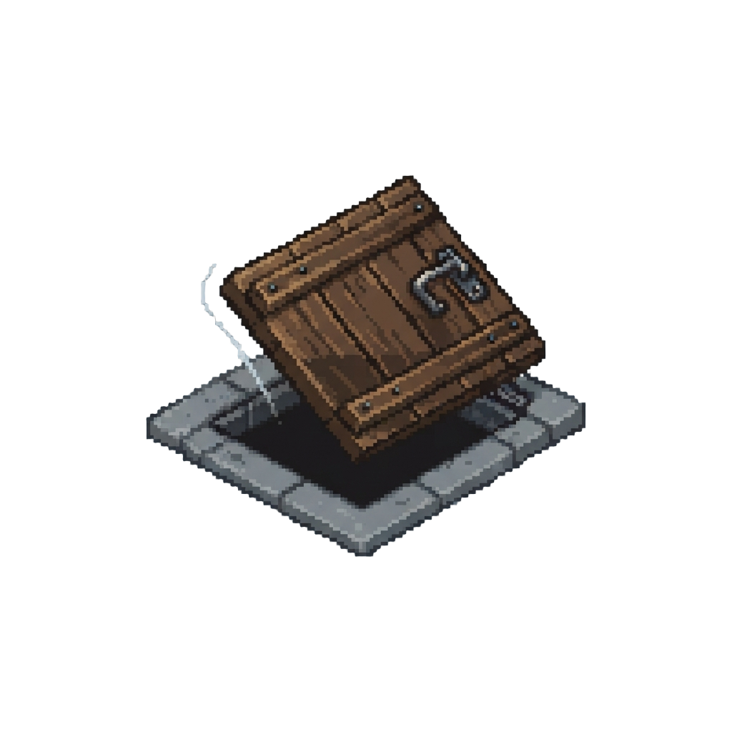 A Trapdoor Snapping Shut
